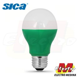 Lampara LED Verde 3w E27 Sica
