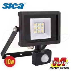 Reflector LED con Pir 10w Sica