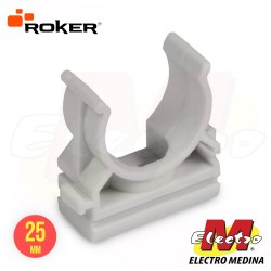 Grampa para Caños 25mm Roker