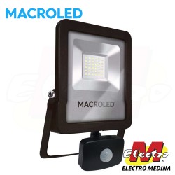 Reflector LED con Pir 30w...