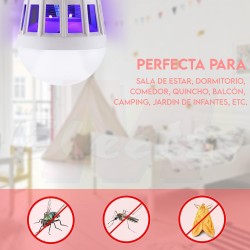 Lampara Mata Moscas Mosquitos Electrico 20w Tubo Uv Tbcin