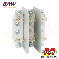 Base 3 Portafusibles NH00 Baw